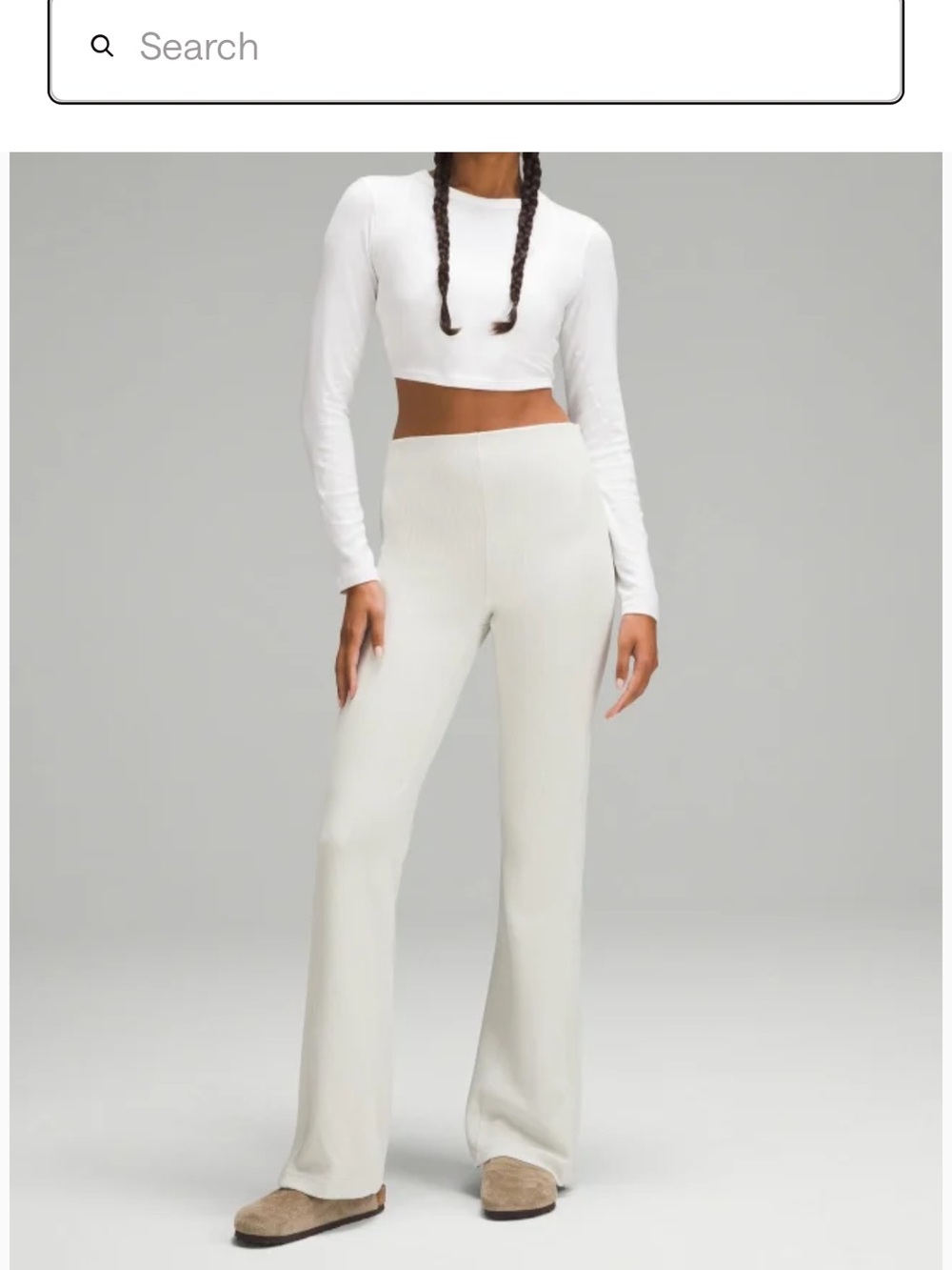 Lululemon Rib Zip Softstreme Flare Pants